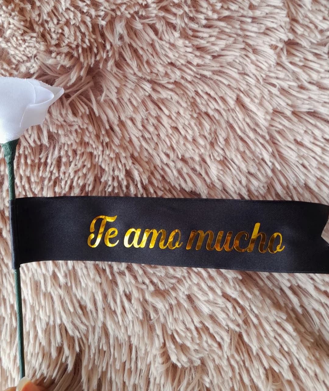 Detalle de cinta personalizada Bloom Etern